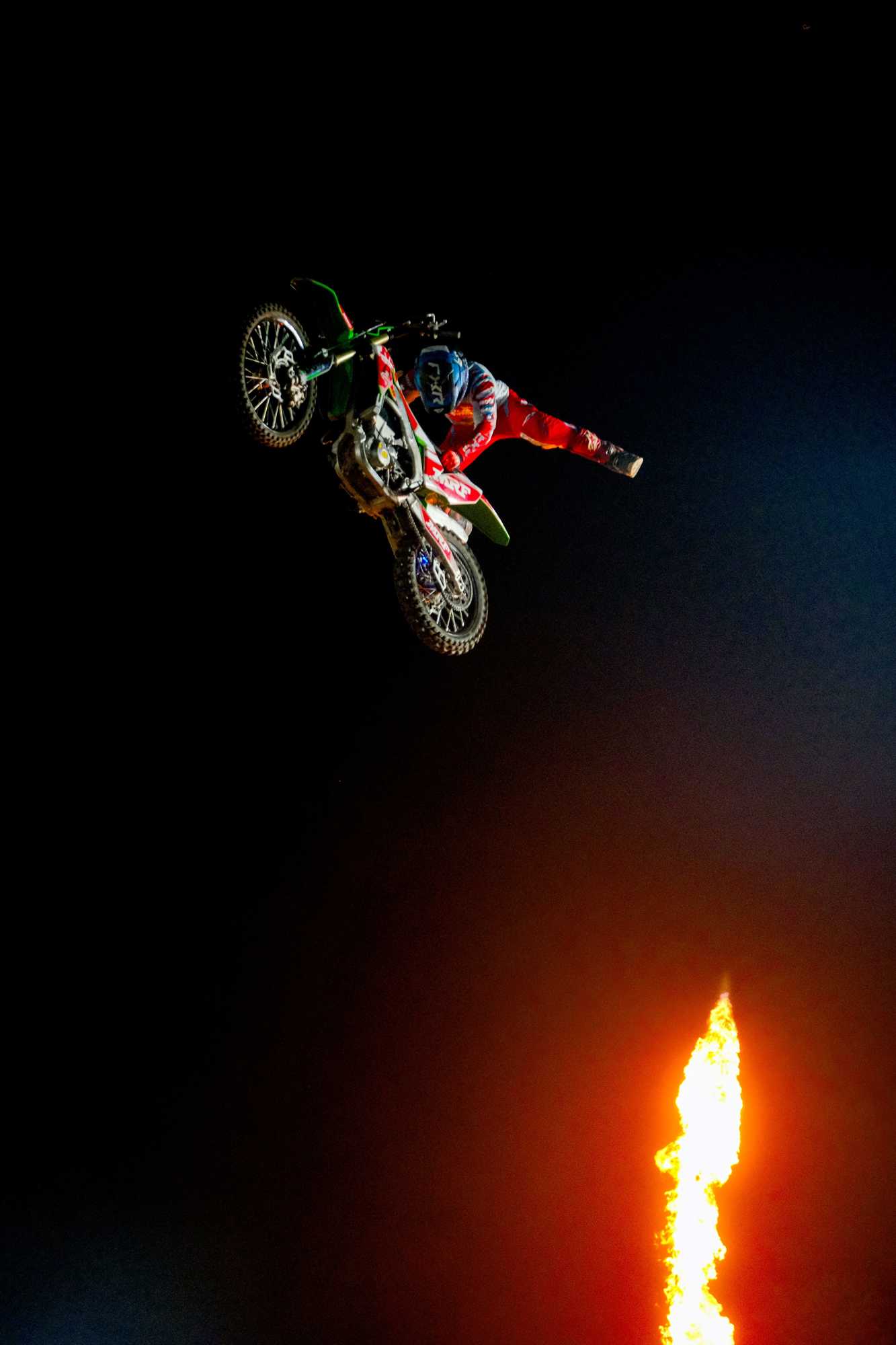 Bike Stunt in Air