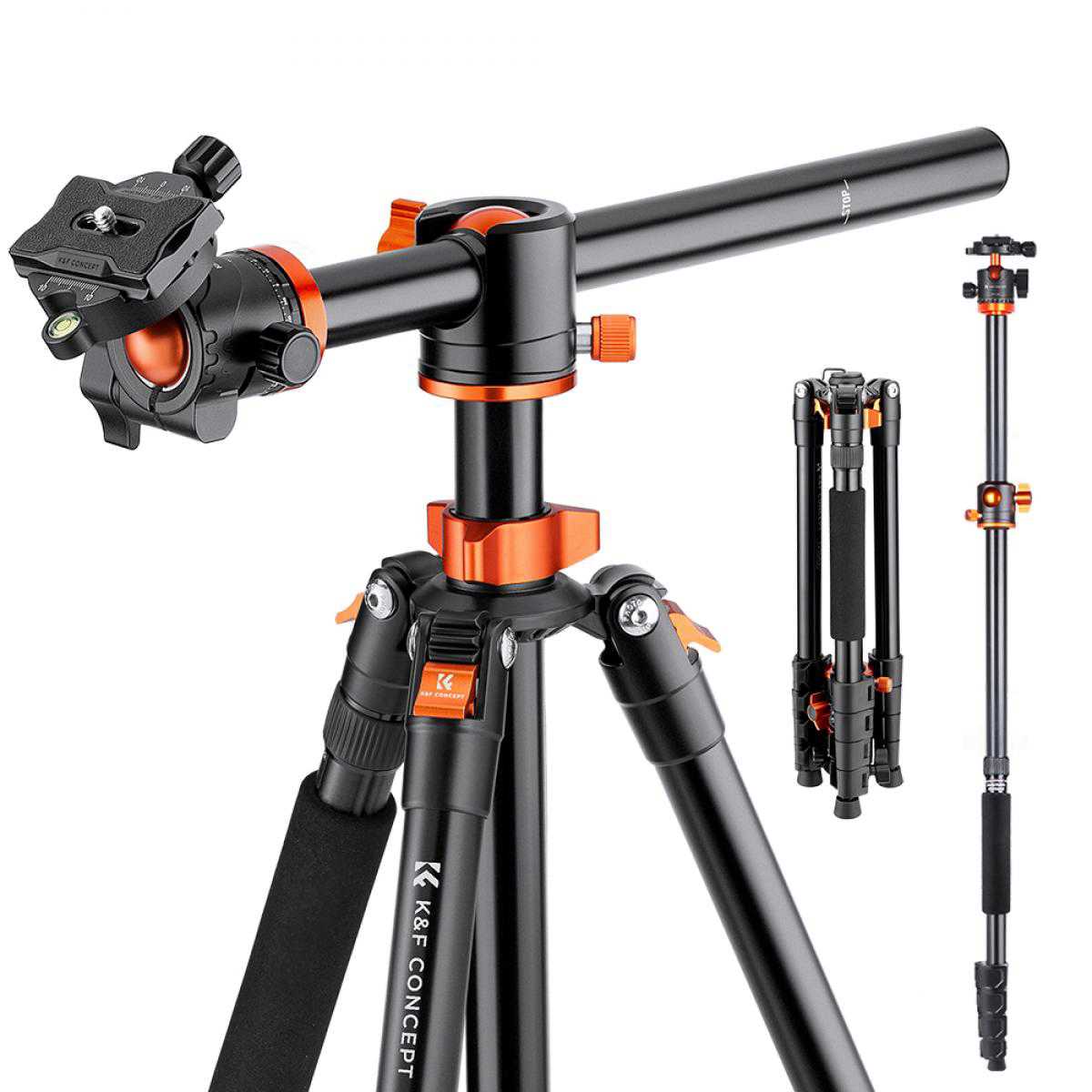K&F Concept S211 tripod with transverse center column