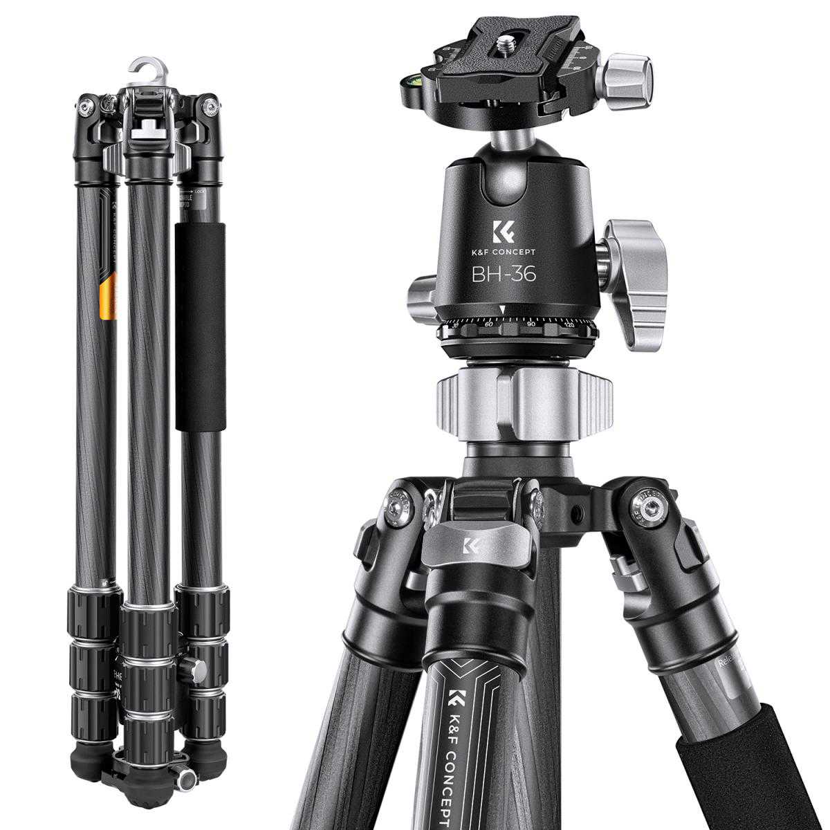 K&F Concept X-Series carbon fiber tripod