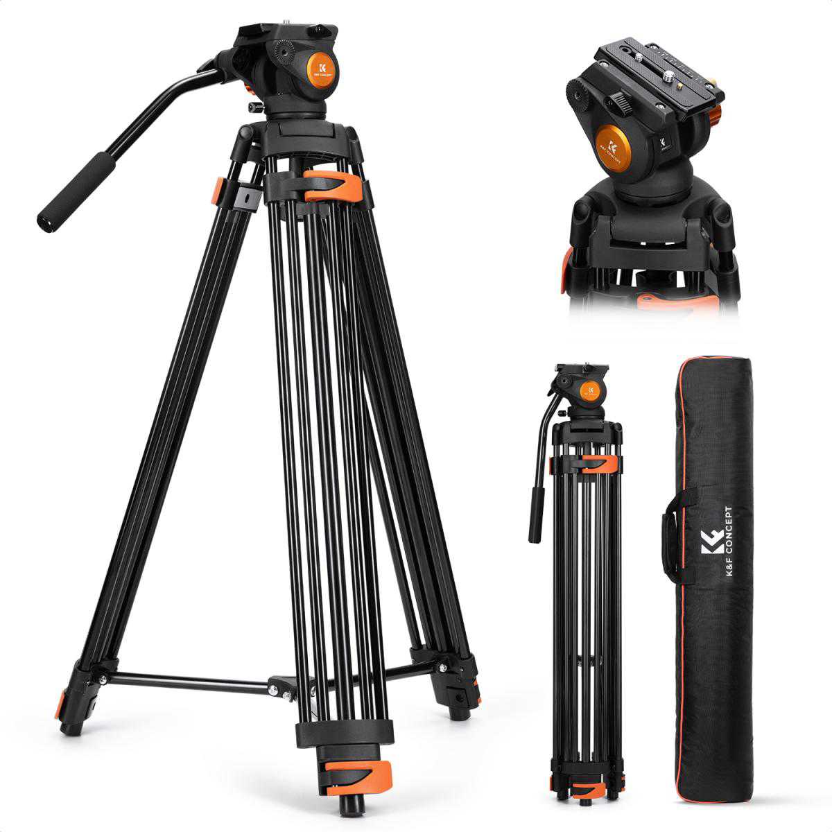 K&F Concept 2 meter video DV tripod