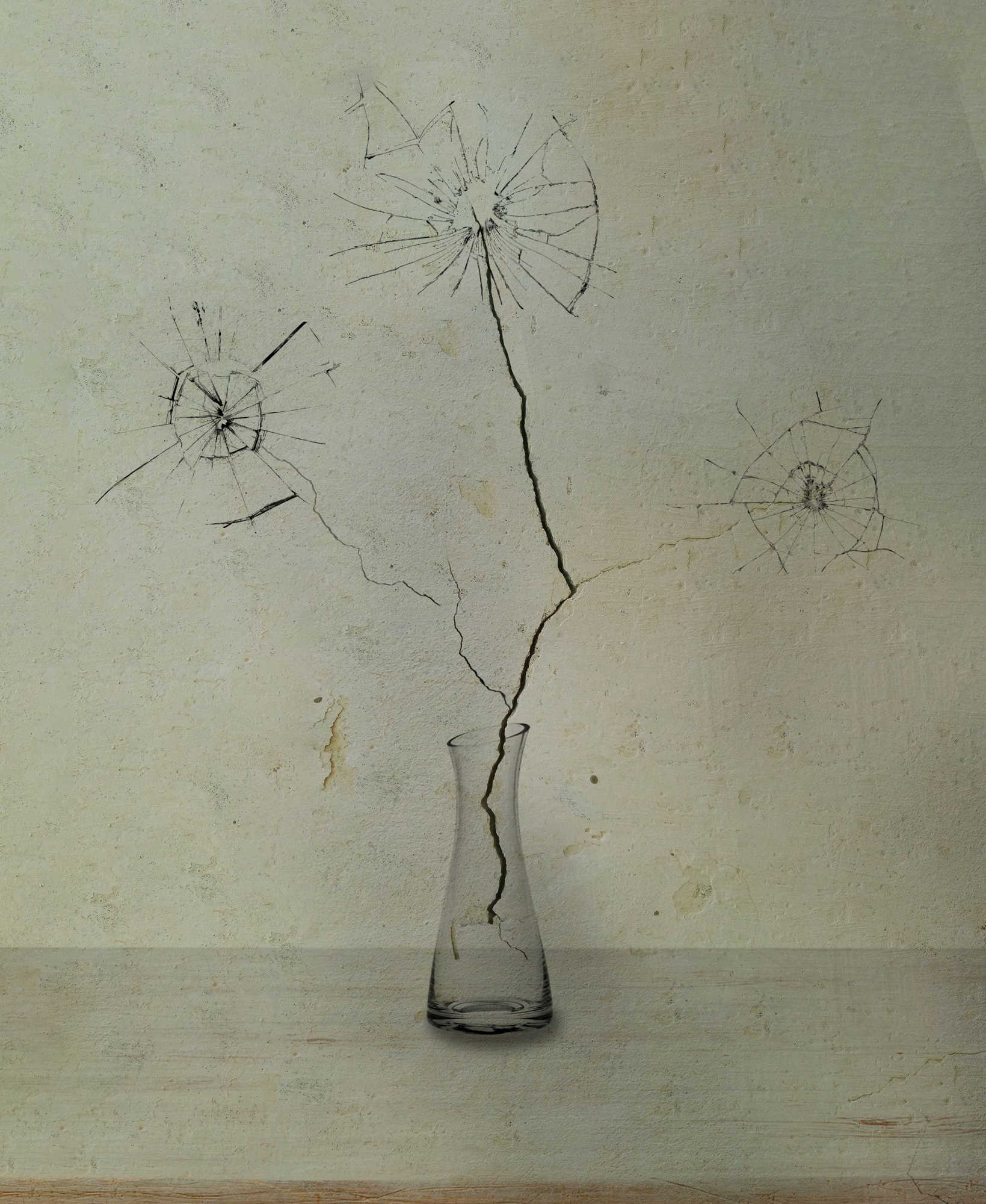 Dandelions or cracks?