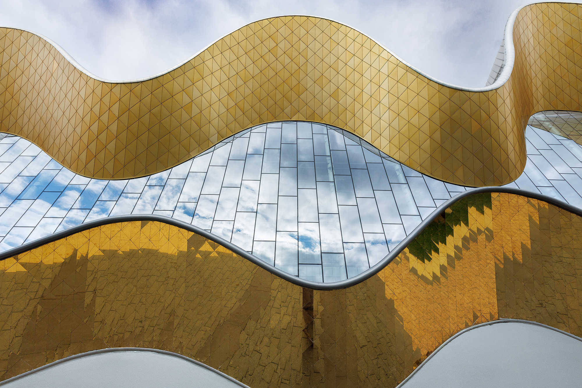 Dance of Gold and Glass