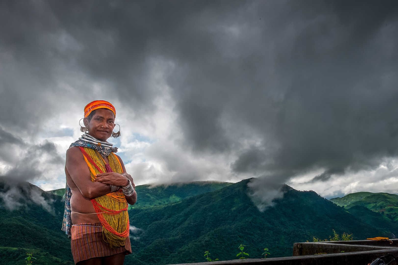 Bonda community in Traditional attire 