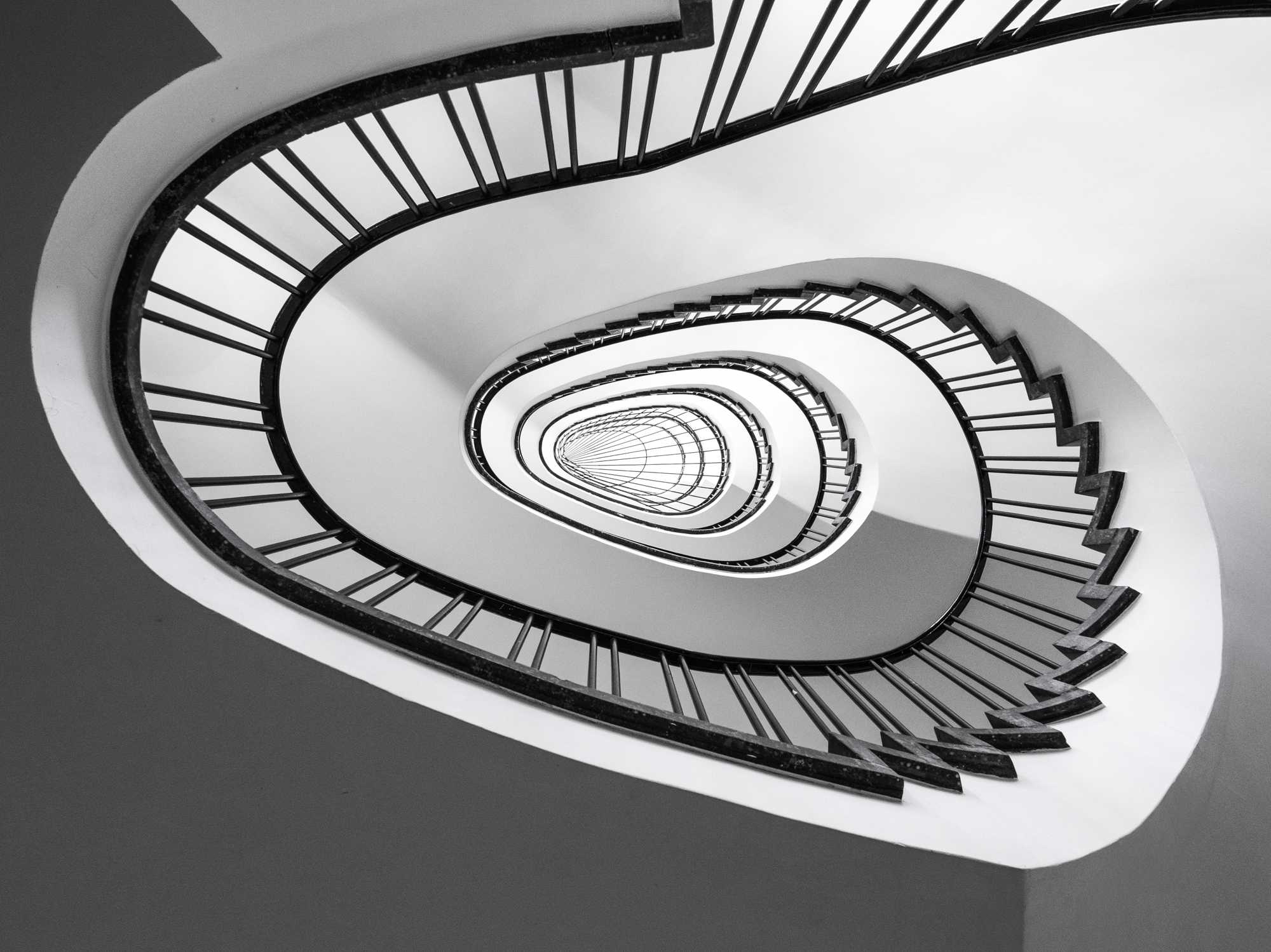 Oval Stairs to the Top 