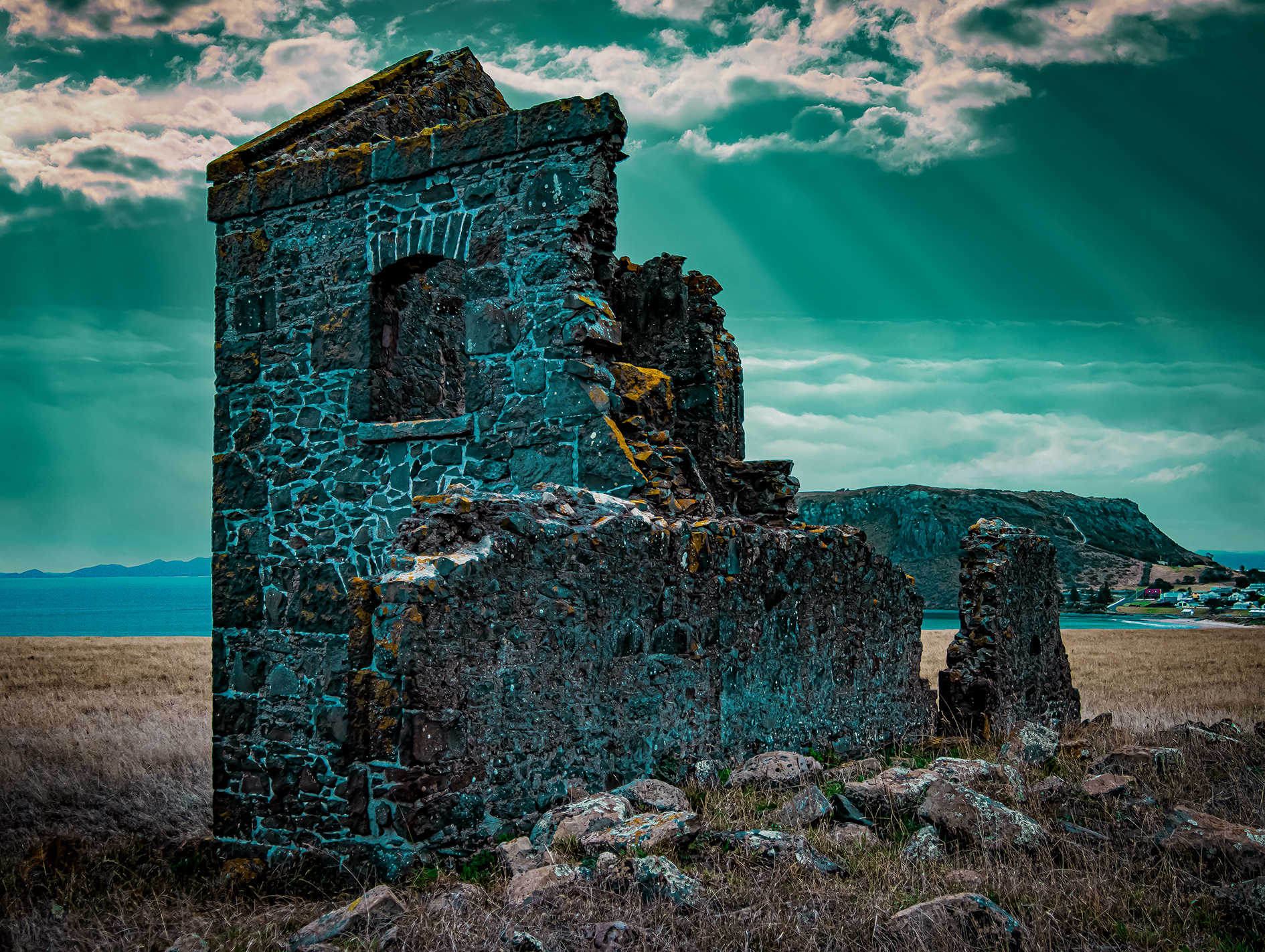 Convict built barracks Highfield Tasmania.