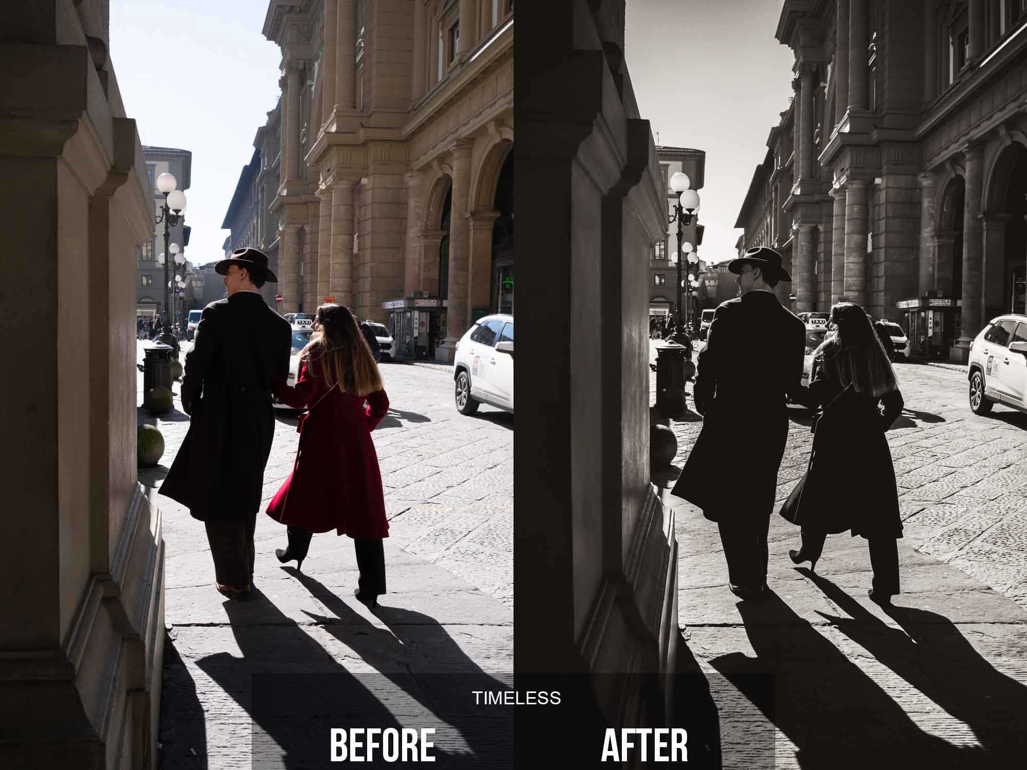 Timeless TPA Preset Before and After