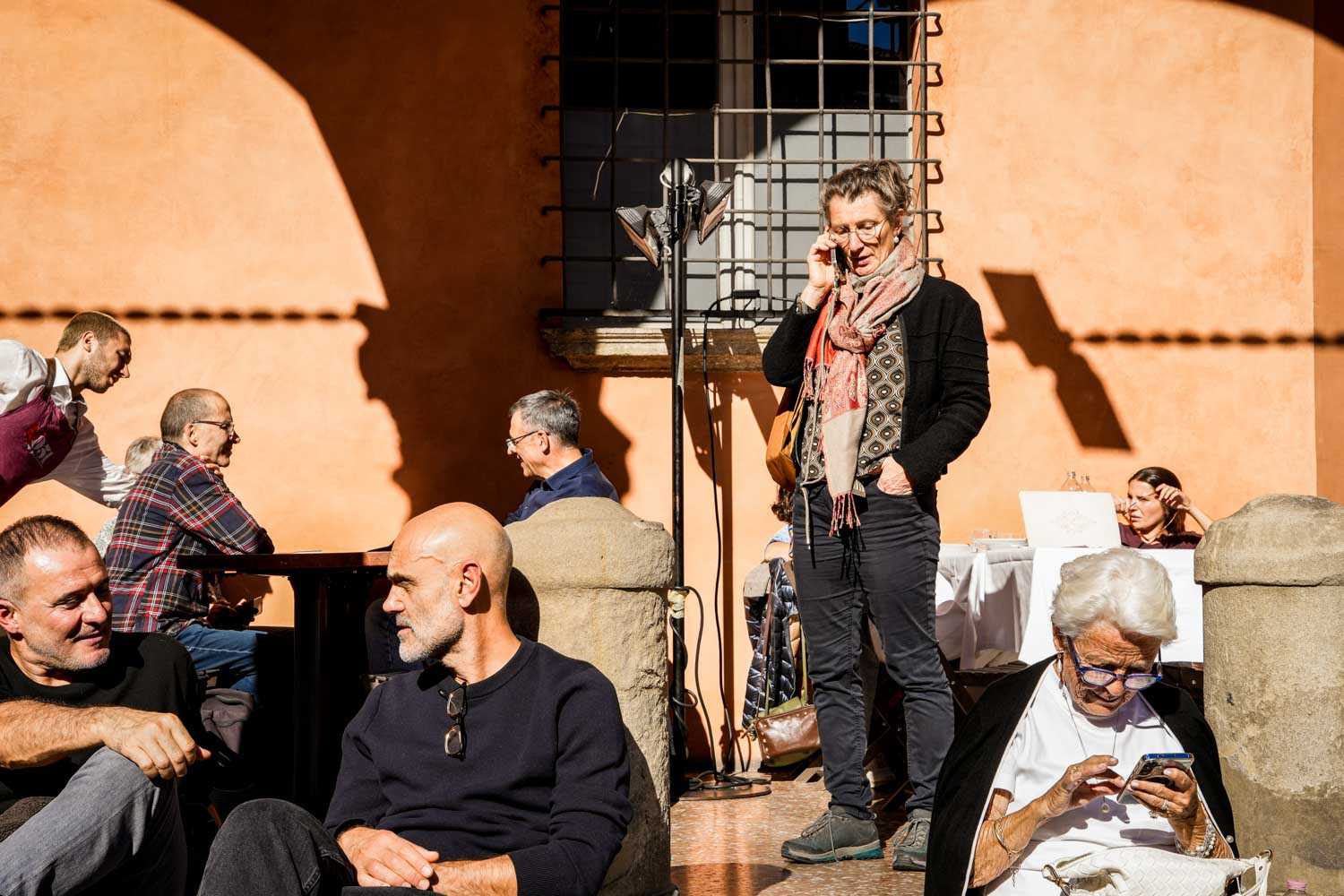People of Bologna street photography by Mark Tytell